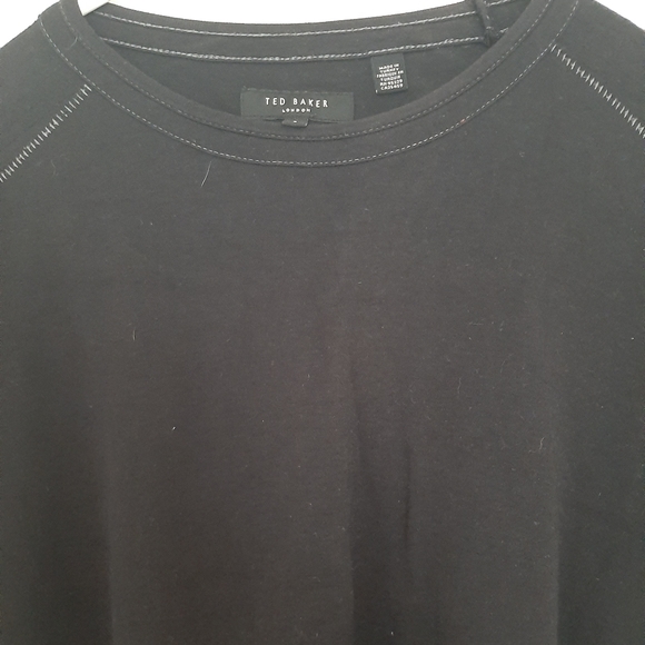 Ted Baker 5 black with white stitching jumper - Picture 14 of 14